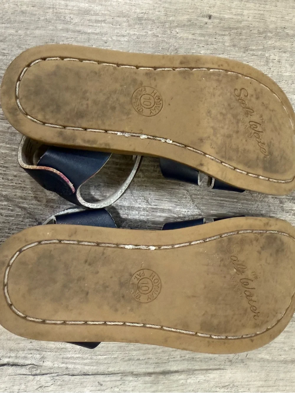 Salt Water Sandals by Hoy classic navy